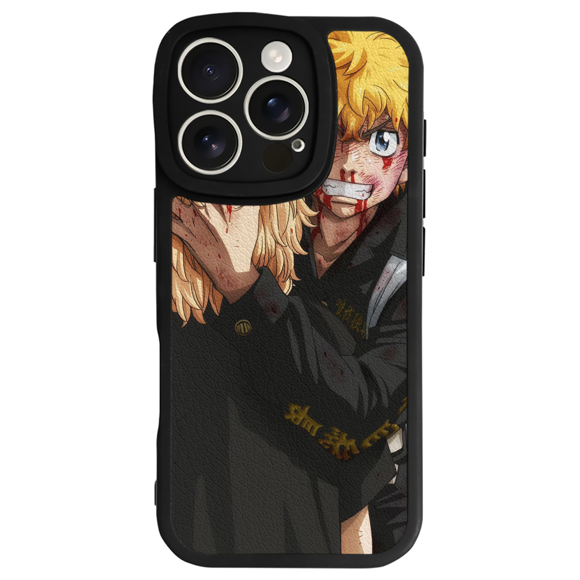 （画像用） 東京リベンジャーズ Tokyo Revengers 【iPhone 16シリーズ対応】シリコンスマホケース（レザー調） 材質：シリコン